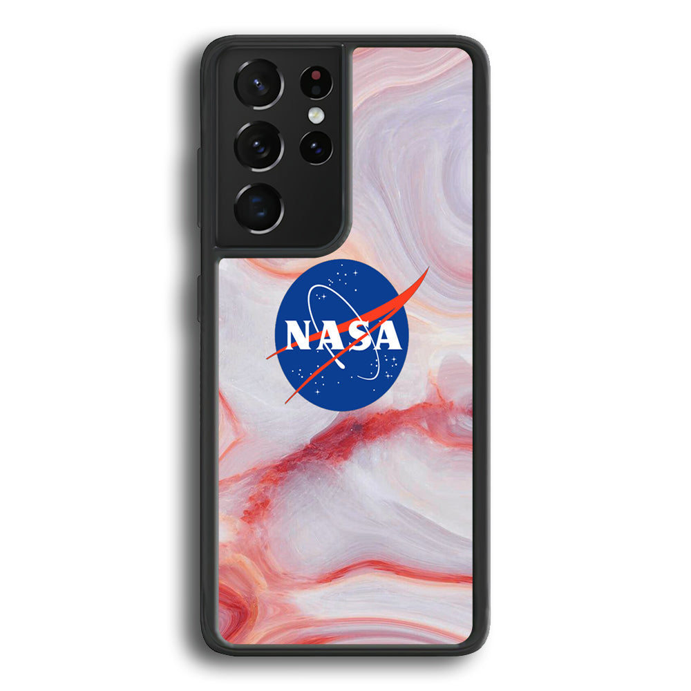 Nasa Marble Wall Samsung Galaxy S24 Ultra Case - Ezzystore