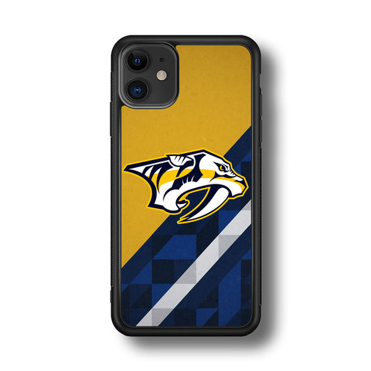 Nashville Predators Abstract Pattern iPhone 11 Case