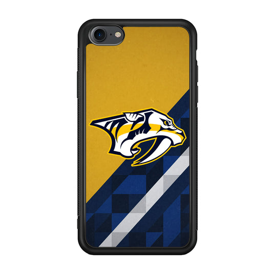Nashville Predators Abstract Pattern iPhone 8 Case