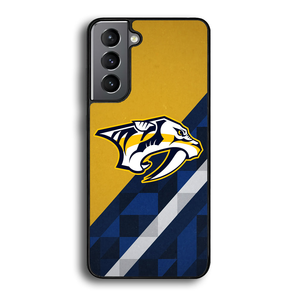 Nashville Predators Abstract Pattern Samsung Galaxy S24 Case - Ezzystore