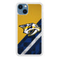 Nashville Predators Abstract Pattern iPhone 14 Plus Case