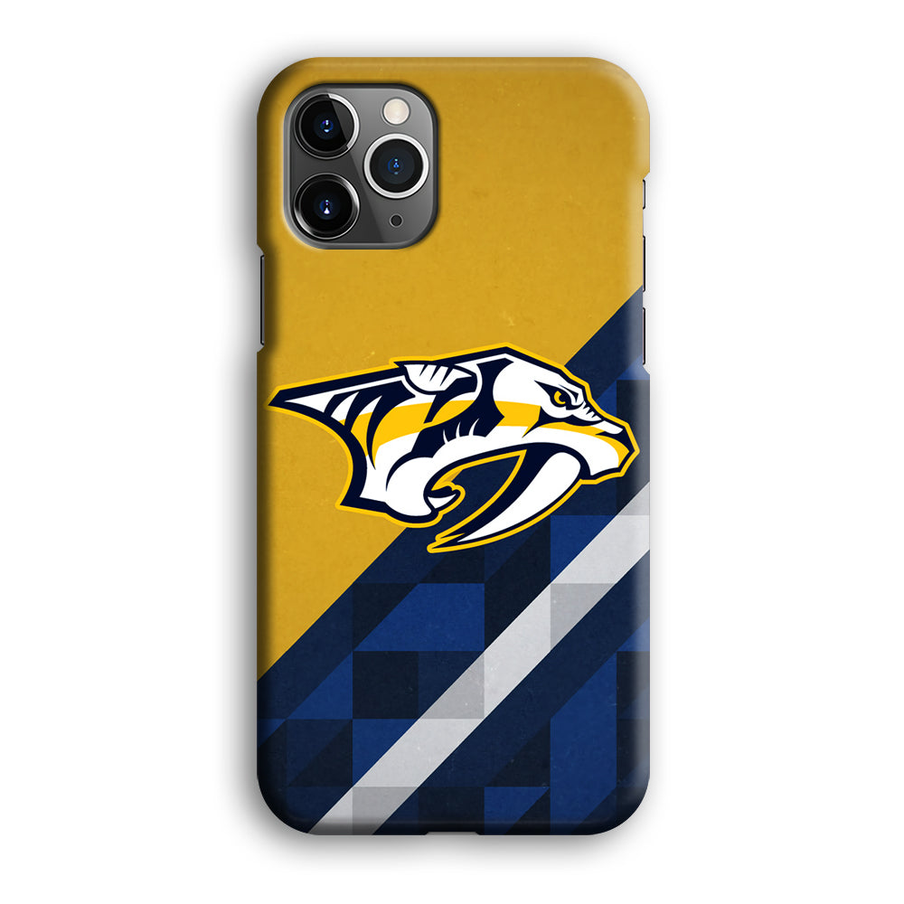 Nashville Predators Abstract Pattern iPhone 12 Pro Max Case