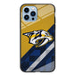 Nashville Predators Abstract Pattern iPhone 15 Pro Max Case