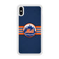 New Mets Stripe And Logo iPhone Xs Max Case