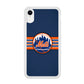 New Mets Stripe And Logo iPhone XR Case