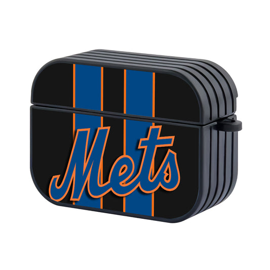 New York Mets MLB Hard Plastic Case Cover For Apple Airpods Pro 3 - Ezzystore