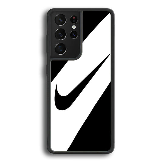 Nike Black Italic Logo Samsung Galaxy S24 Ultra Case - Ezzystore