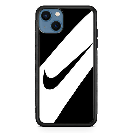 Nike Black Italic Logo iPhone 14 Case