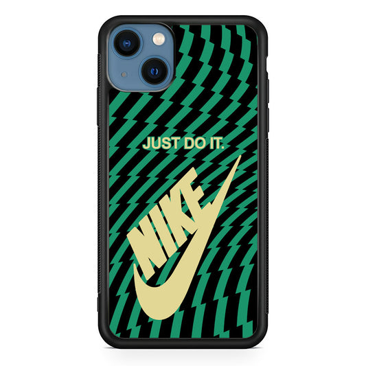 Nike Blaster Colour Green And Black iPhone 15 Case