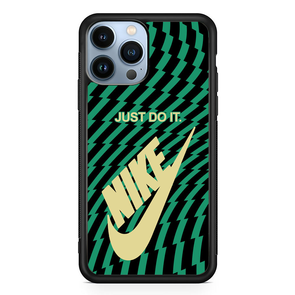 Nike Blaster Colour Green And Black iPhone 15 Pro Case