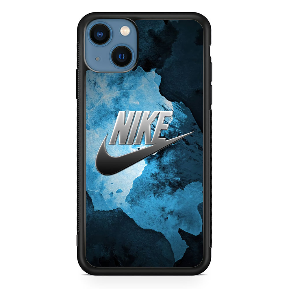 Nike Blue Marble Symbol iPhone 15 Case