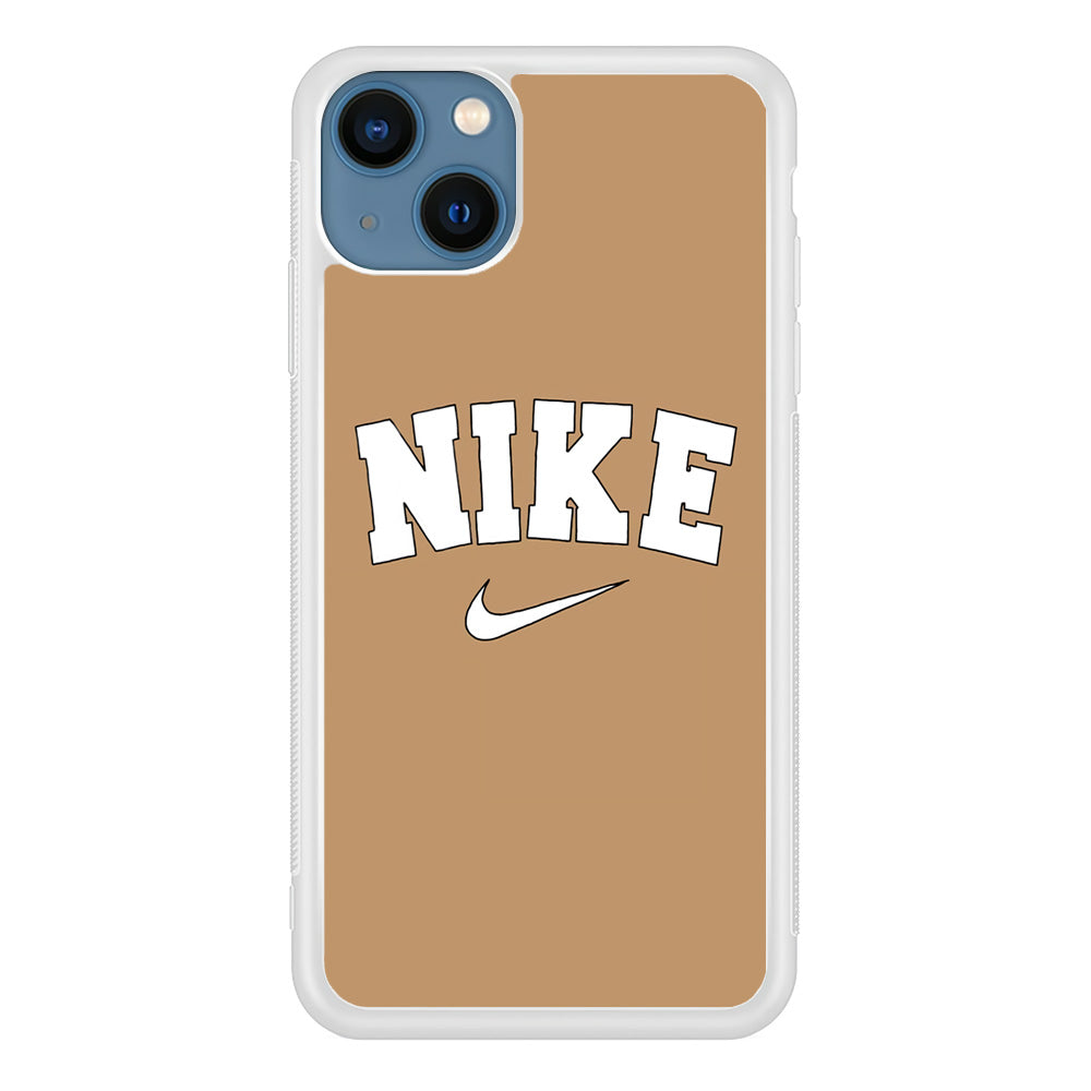 Nike Chocolate Word iPhone 15 Plus Case