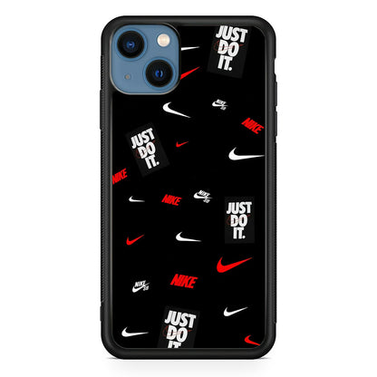 Nike Collage Of Emblem Icon iPhone 15 Plus Case