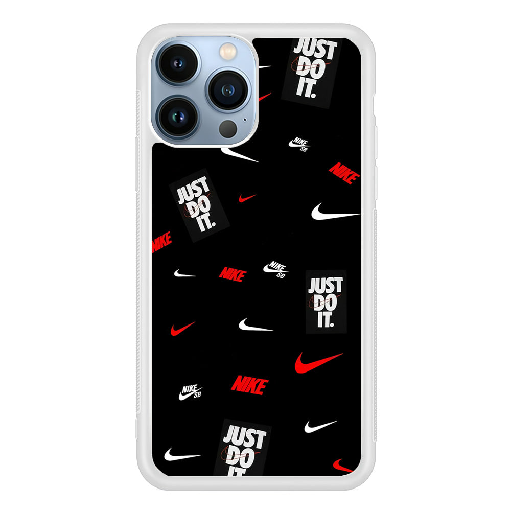 Nike Collage Of Emblem Icon iPhone 14 Pro Max Case