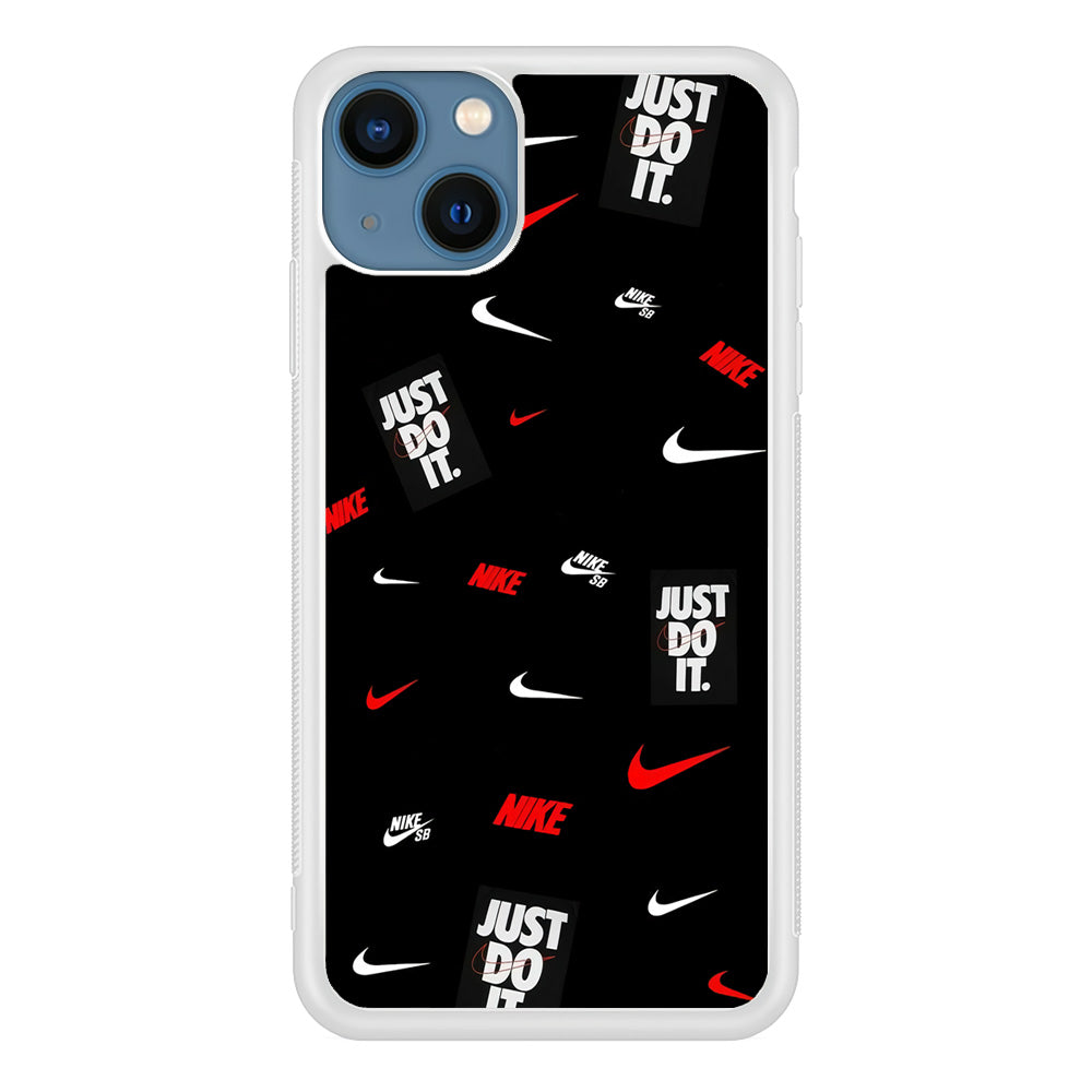 Nike Collage Of Emblem Icon iPhone 15 Case
