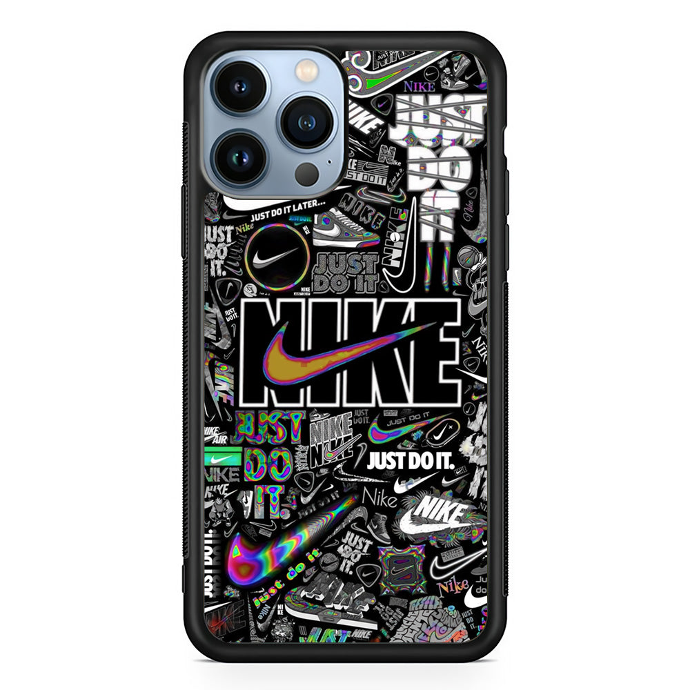 Nike Collage Of Logo iPhone 14 Pro Case