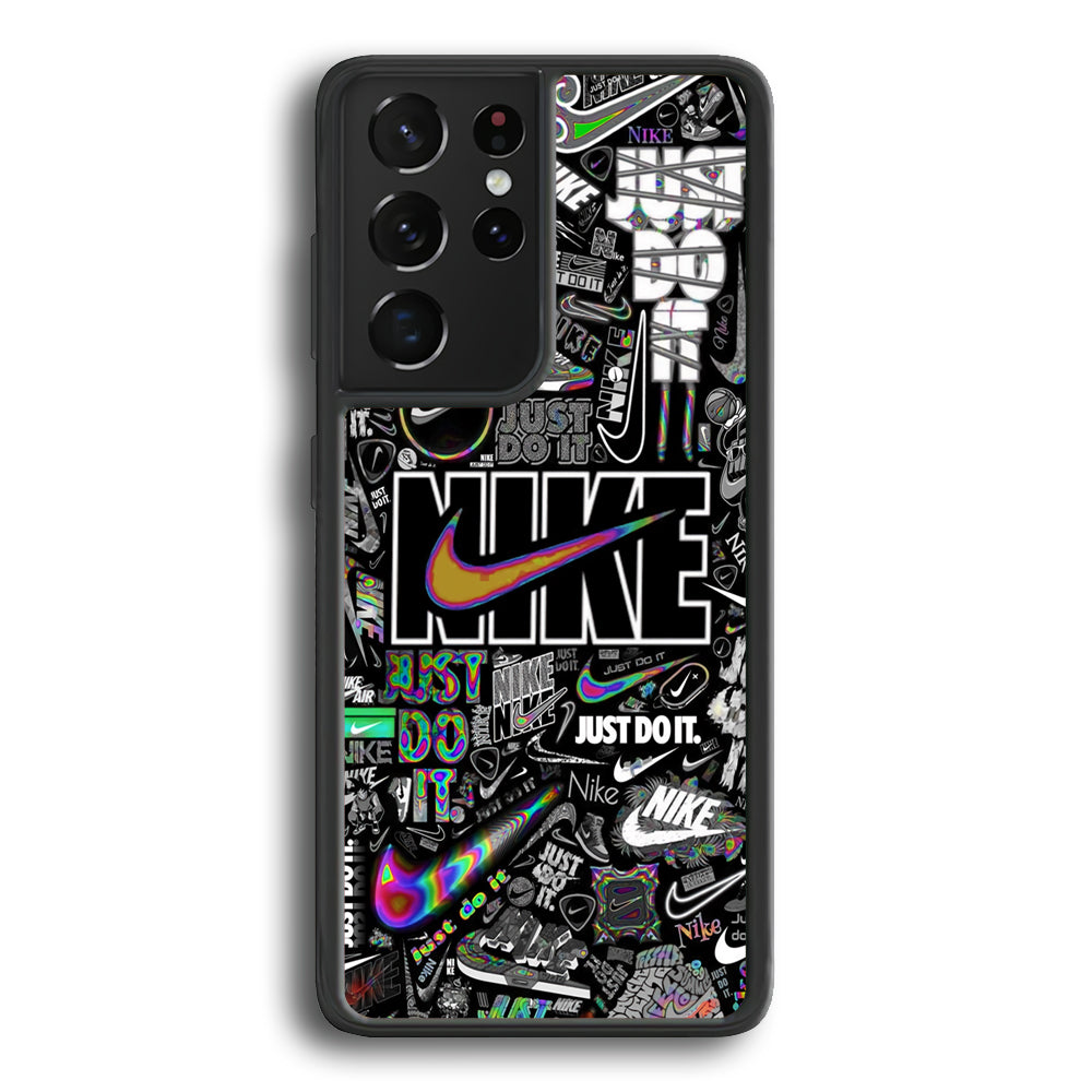Nike Collage Of Logo Samsung Galaxy S22 Ultra Case - Ezzystore