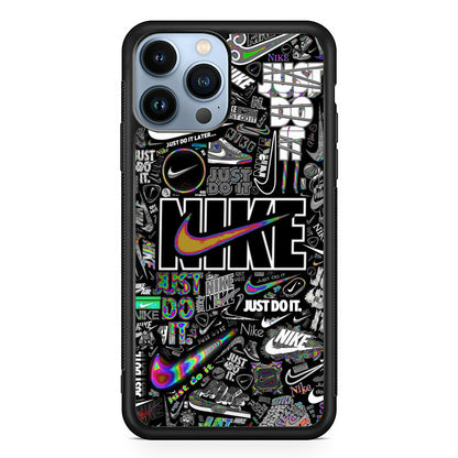 Nike Collage Of Logo iPhone 14 Pro Max Case
