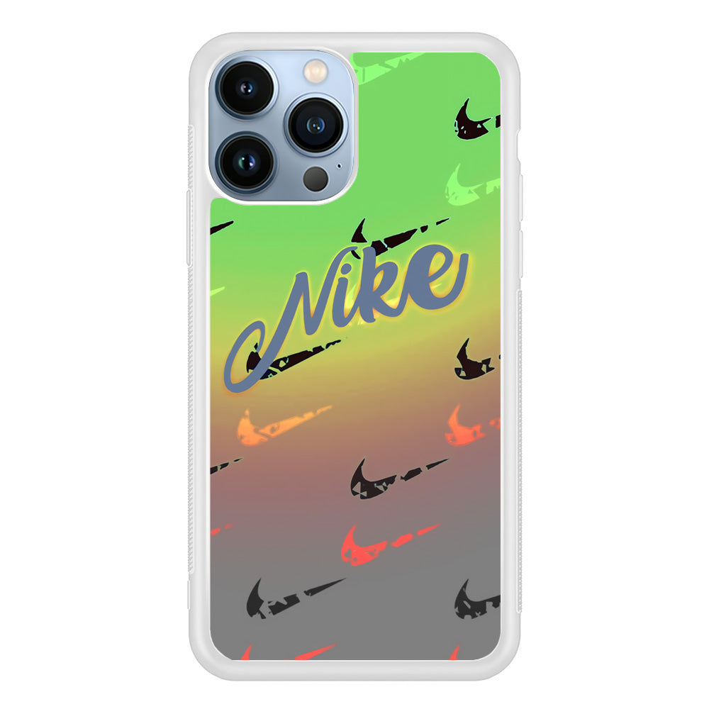 Nike Gradation Green iPhone 14 Pro Case