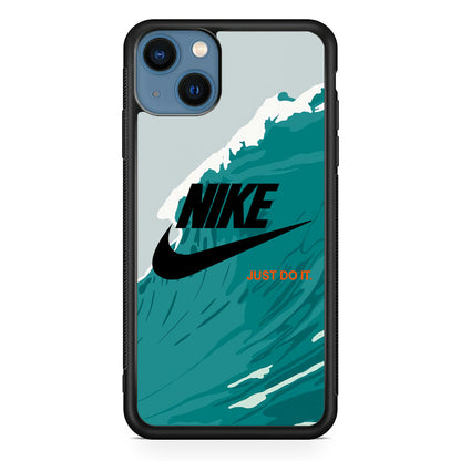 Nike Green Wave iPhone 14 Case
