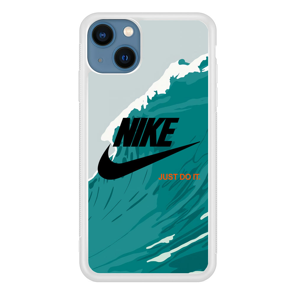Nike Green Wave iPhone 14 Case
