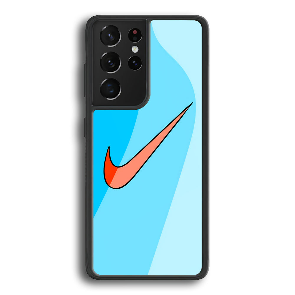 Nike Layer Blue Gradation Samsung Galaxy S24 Ultra Case - Ezzystore