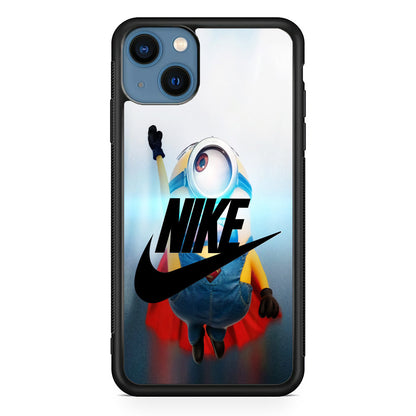 Nike Minions Superman Cosplay iPhone 15 Plus Case