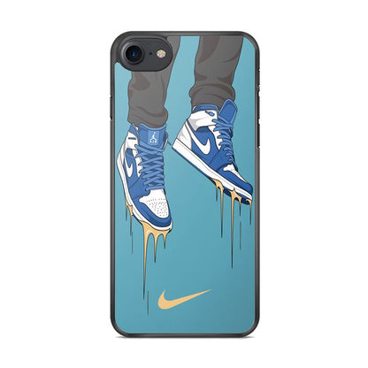 Nike Shoes Blue Outfit iPhone 8 Case