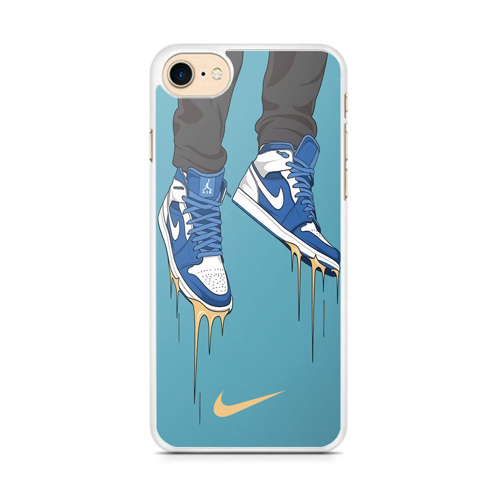 Nike Shoes Blue Outfit iPhone 8 Case