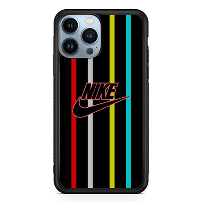 Nike Stripe Four Colour iPhone 14 Pro Case