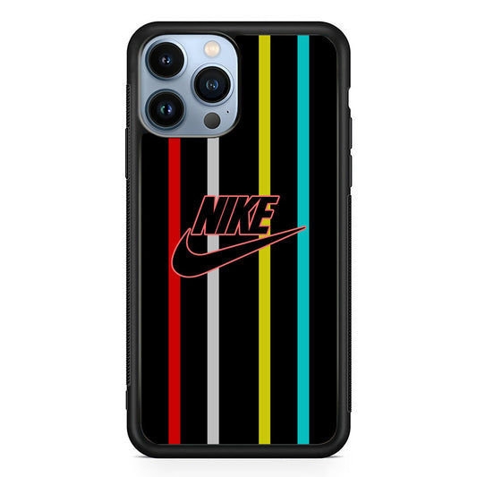 Nike Stripe Four Colour iPhone 14 Pro Case