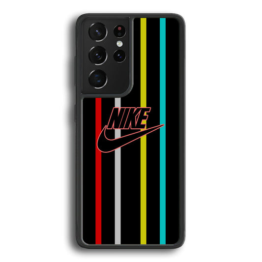 Nike Stripe Four Colour Samsung Galaxy S24 Ultra Case - Ezzystore