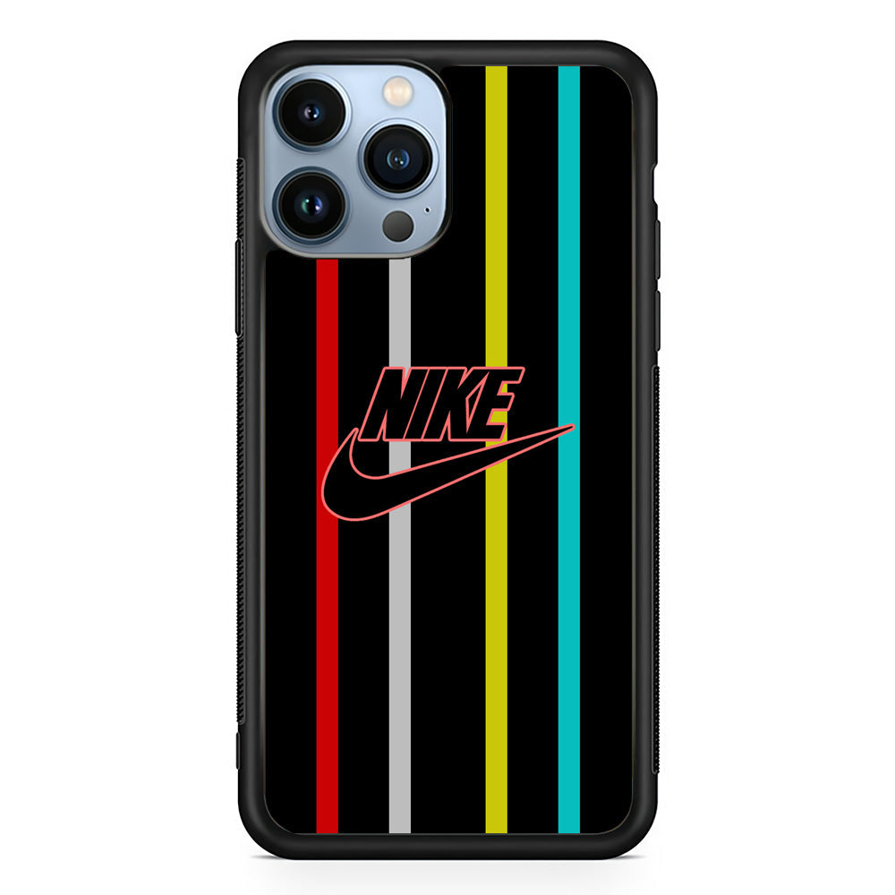 Nike Stripe Four Colour iPhone 15 Pro Max Case