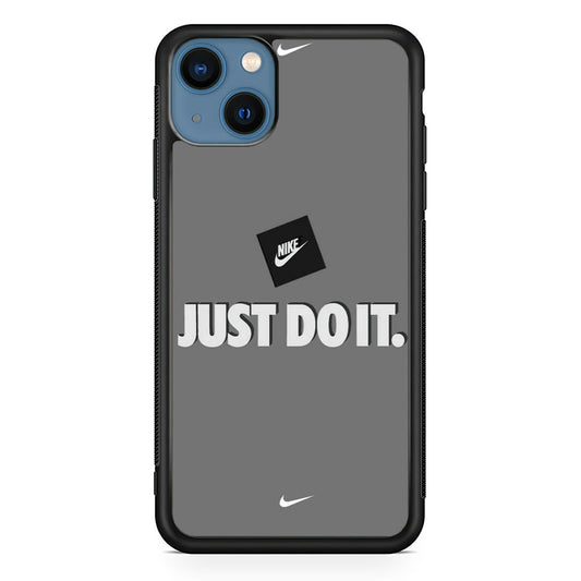 Nike Word Grey iPhone 14 Case