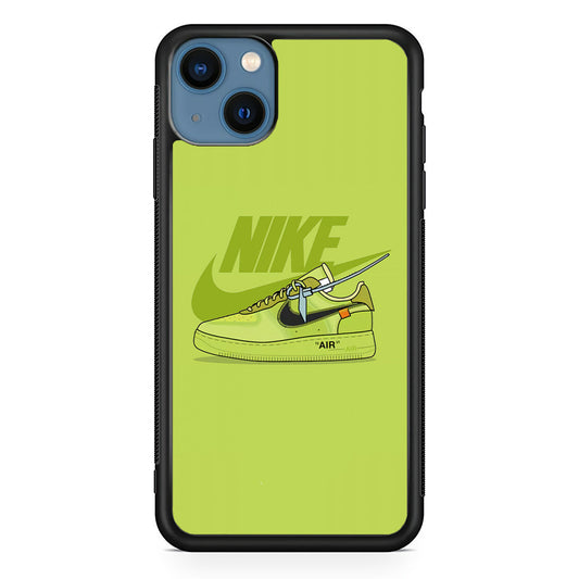 Nike Air Lime Green iPhone 15 Plus Case