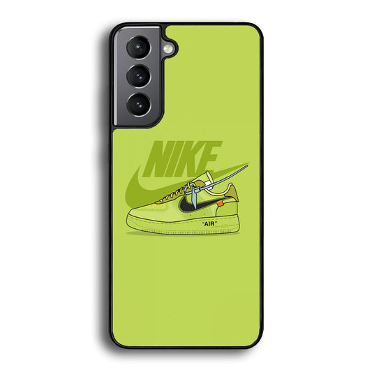 Nike Air Lime Green Samsung Galaxy S24 Case - Ezzystore