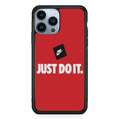 Nike Just do It Candy Red iPhone 14 Pro Max Case