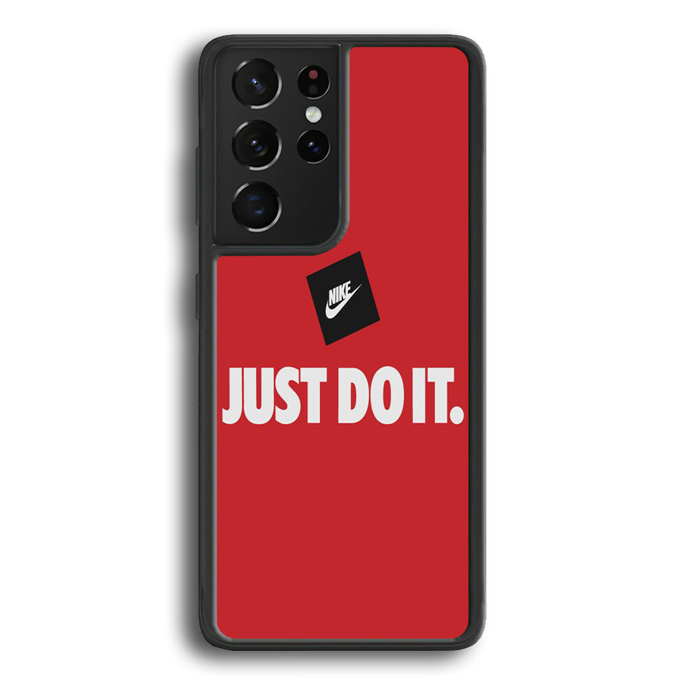 Nike Just do It Candy Red Samsung Galaxy S23 Ultra Case - Ezzystore