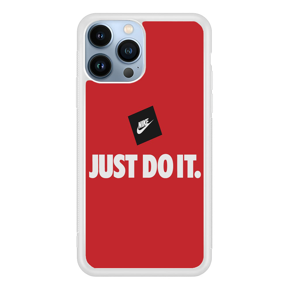 Nike Just do It Candy Red iPhone 14 Pro Max Case