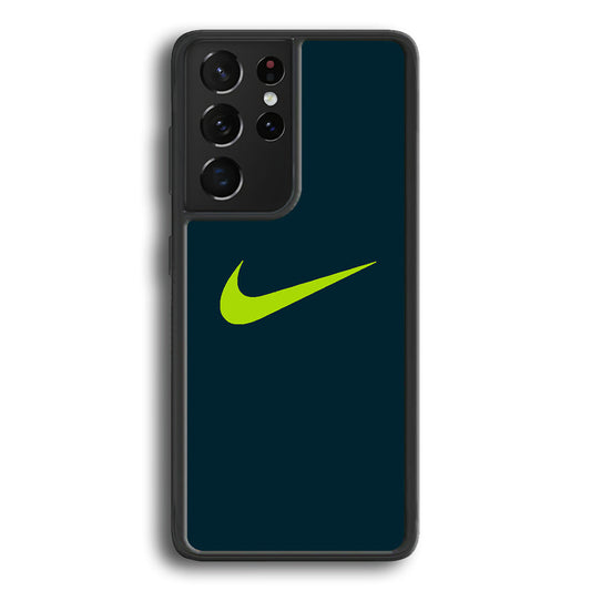 Nike Navy Green Samsung Galaxy S22 Ultra Case - Ezzystore