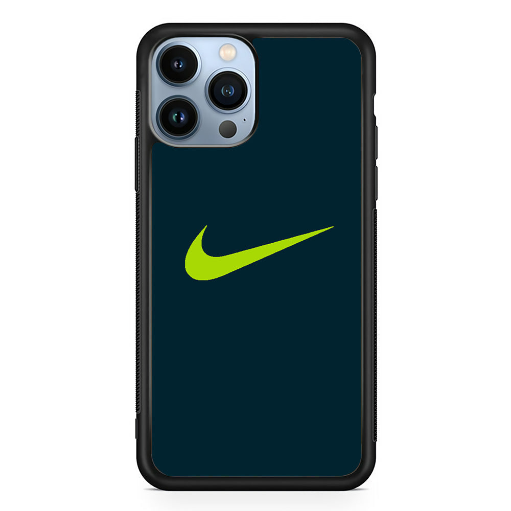 Nike Navy Green iPhone 14 Pro Case
