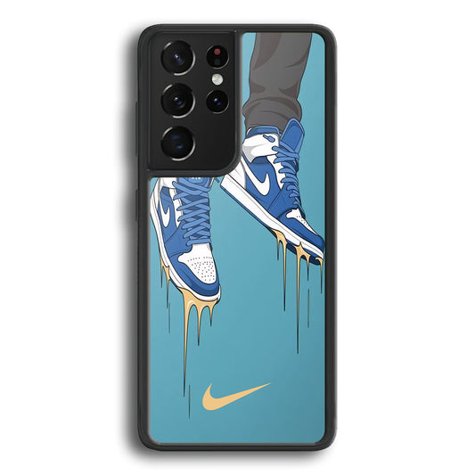Nike Shoes Blue Outfit Samsung Galaxy S22 Ultra Case - Ezzystore