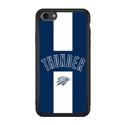 Oklahoma City Thunder Stripe White iPhone 8 Case