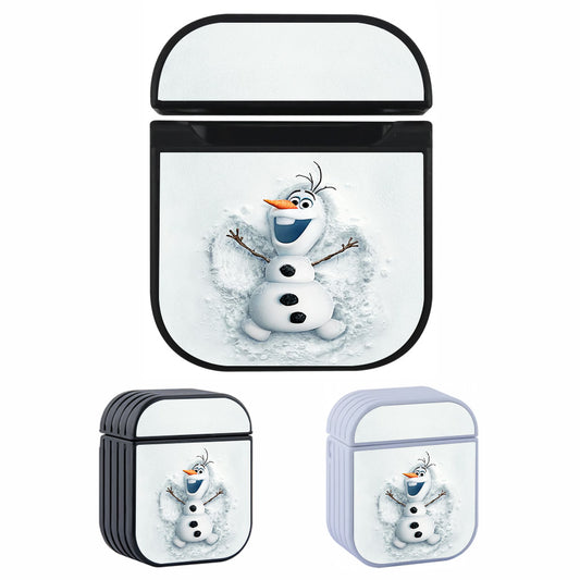 Olaf Play Snow Hard Plastic Case Cover For Apple Airpods