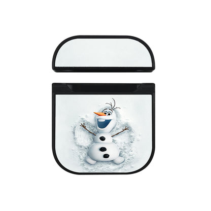 Olaf Play Snow Hard Plastic Case Cover For Apple Airpods