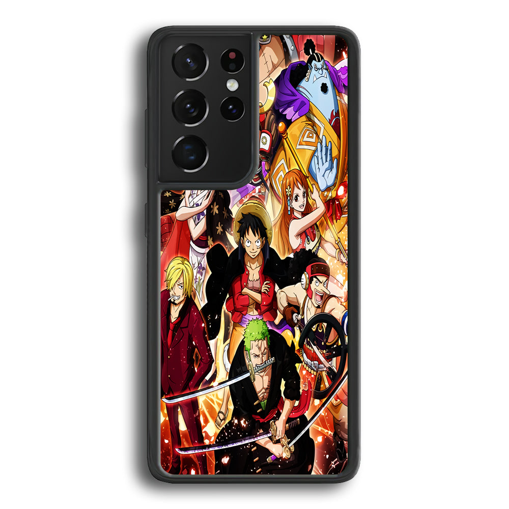 One Piece Luffy Team Samsung Galaxy S24 Ultra Case - Ezzystore