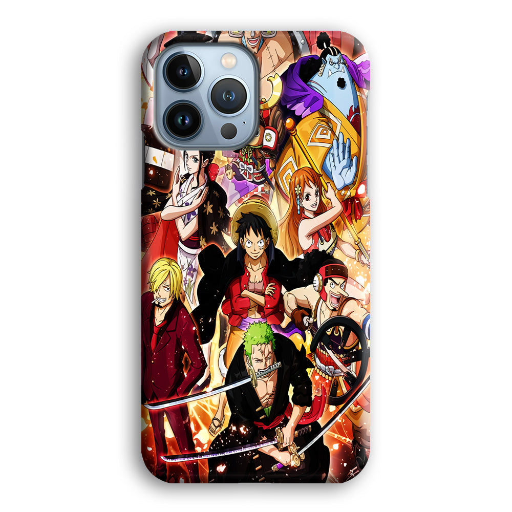 One Piece Luffy Team iPhone 14 Pro Max Case
