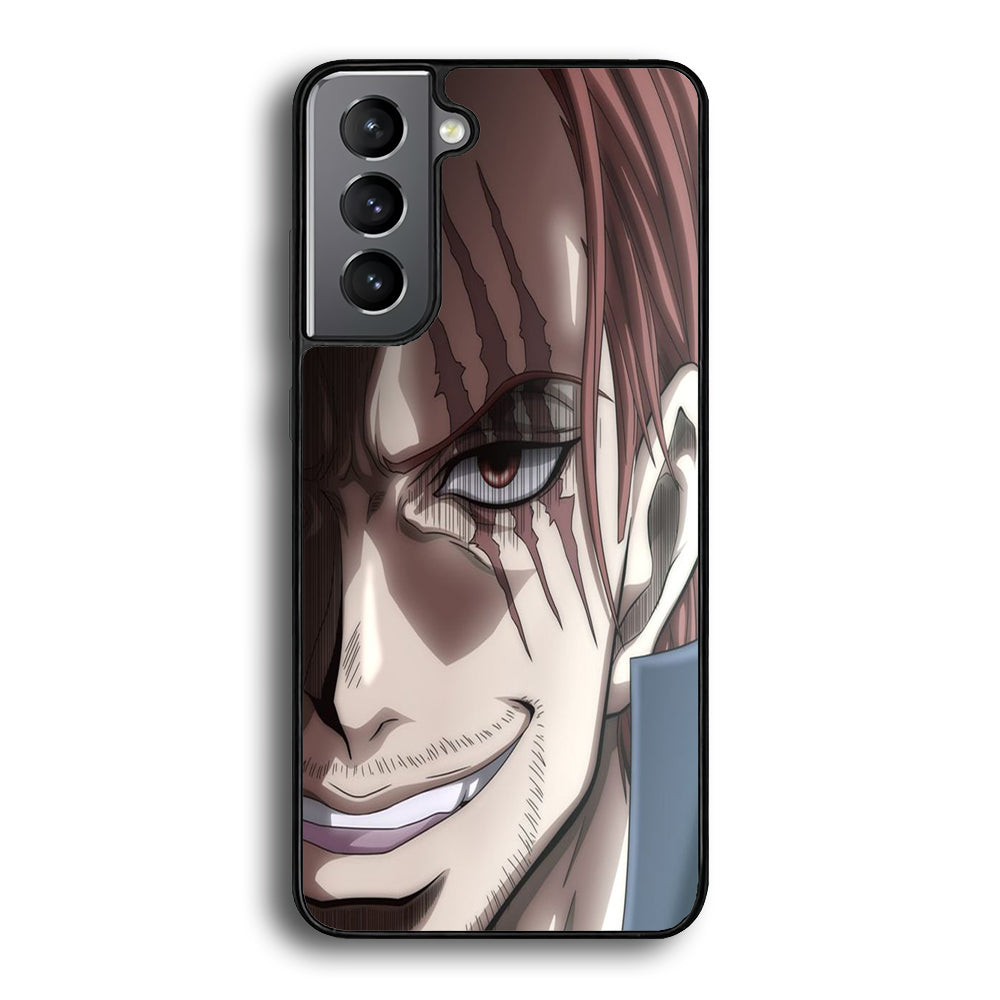 One Piece Shanks Close Up Face Samsung Galaxy S24 Plus Case - Ezzystore