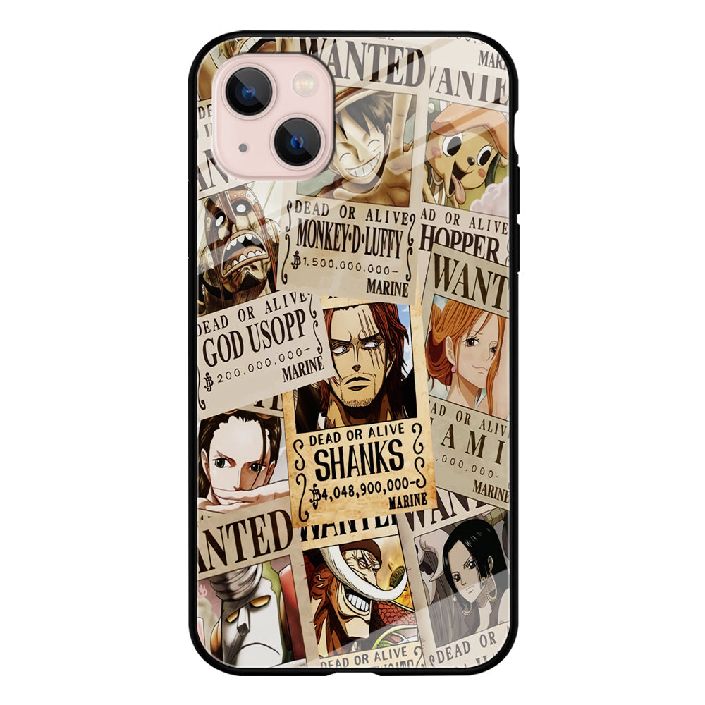 One Piece Wanted Poster iPhone 14 Case