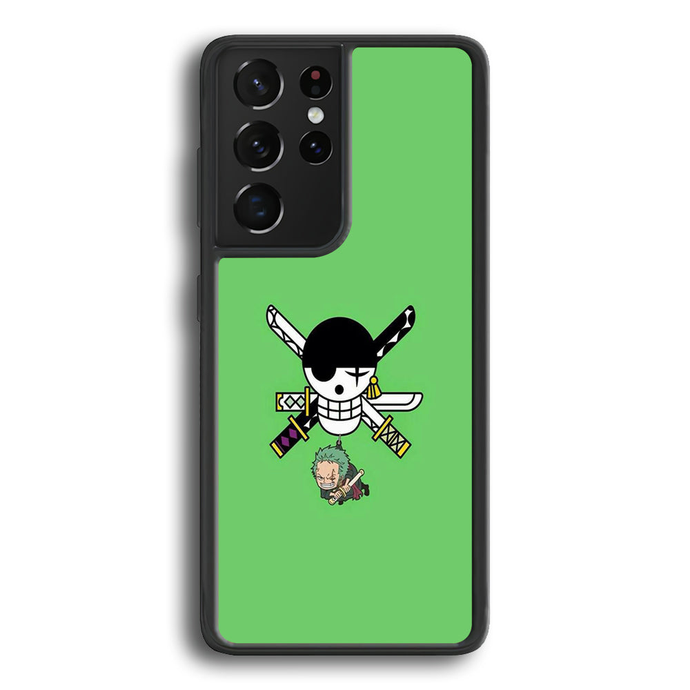 One Piece Zoro Green Samsung Galaxy S24 Ultra Case - Ezzystore
